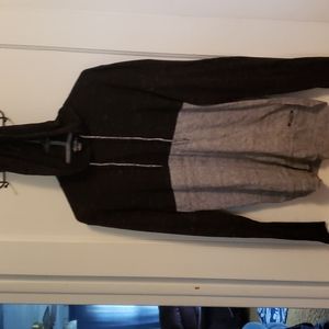 2 lightweight hoodies size medium 1 grey on black and 1 teal on black